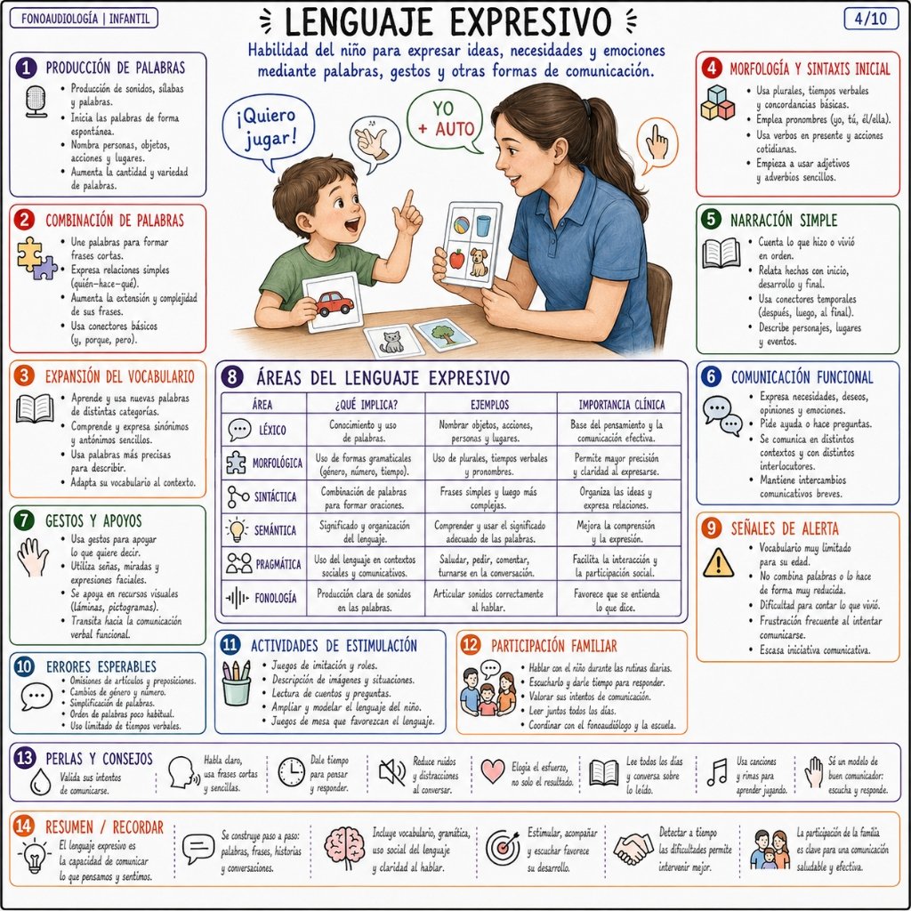 Lenguaje Receptivo: Comprensión de palabras e instrucciones
