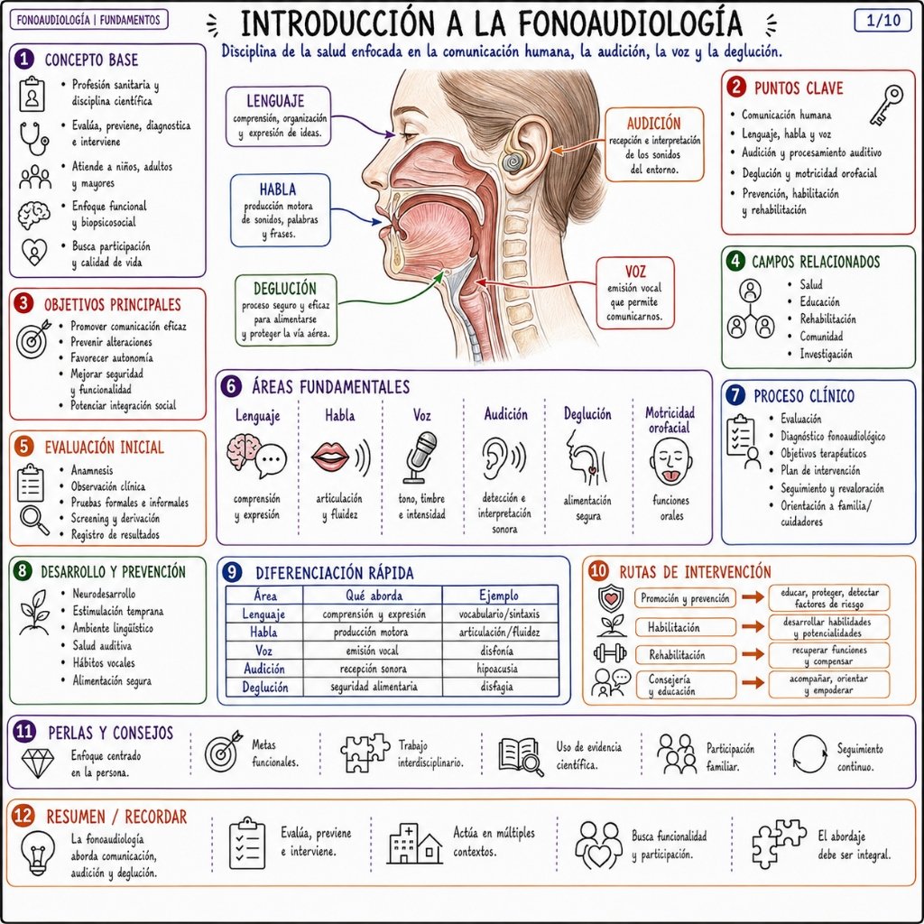 Introducción a la Fonoaudiología: Disciplina de la salud enfocada en la comunicación humana
