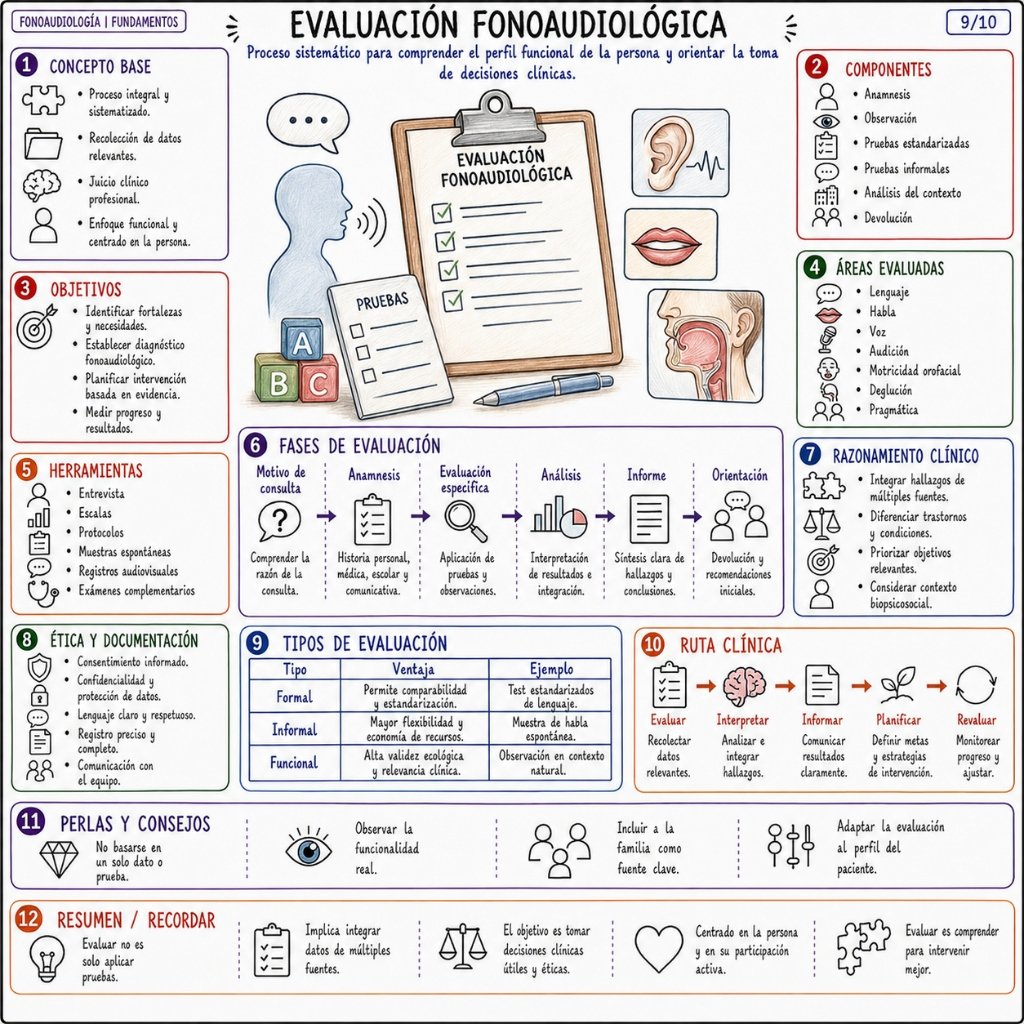 Evaluación Fonoaudiológica: Proceso sistemático para comprender el perfil funcional